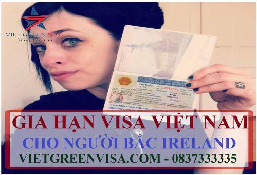 Gia hạn visa Việt Nam cho người Bắc Ireland