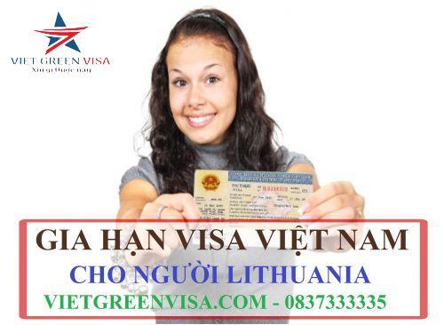 Gia hạn visa Việt Nam cho người Lithuania