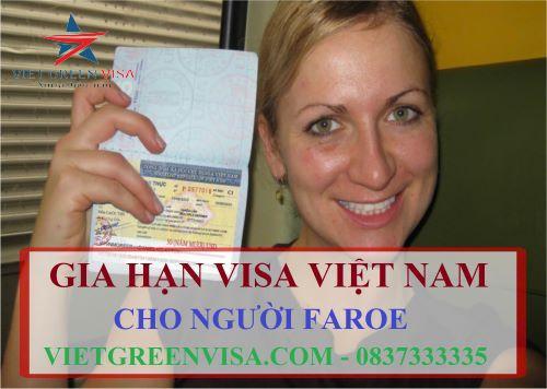 Gia hạn visa Việt Nam cho người Quần đảo Faroe