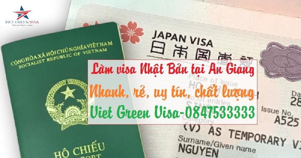 Dịch vụ xin visa Nhật Bản tại An Giang an toàn nhất