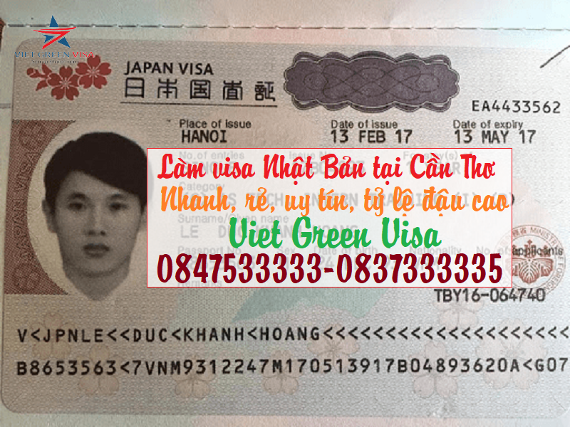 Dịch vụ xin visa Nhật Bản tại Cần Thơ chất lượng nhất