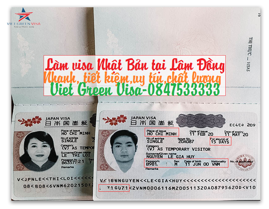 Dịch vụ xin visa Nhật Bản tại Lâm Đồng tỷ lệ đậu cao nhất