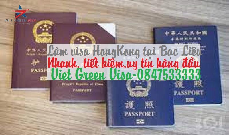 Dịch vụ làm visa Hong Kong tại Bạc Liêu chất lượng hàng đầu