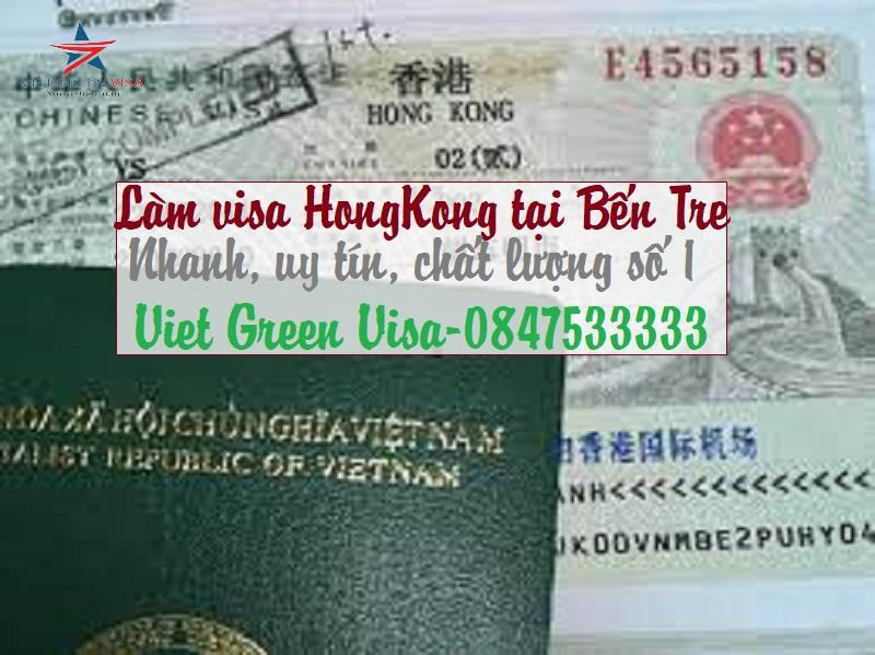 Dịch vụ làm visa Hong Kong tại Bến Tre đảm bảo thành công