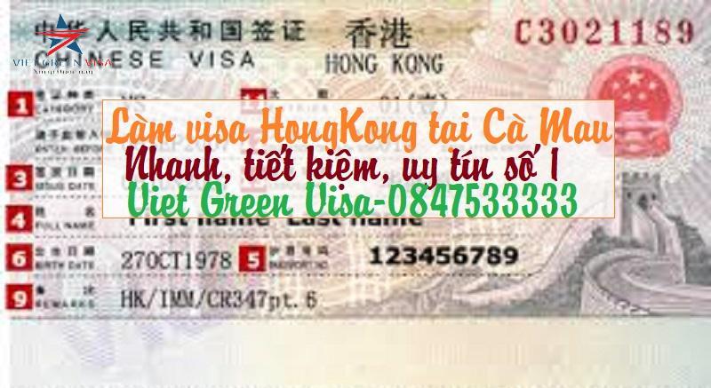 Dịch vụ làm visa Hong Kong tại Cà Mau đảm bảo thành công