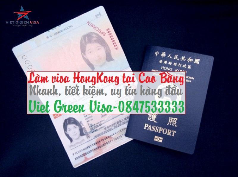 Dịch vụ làm visa Hong Kong tại Cao Bằng cam kết thành công