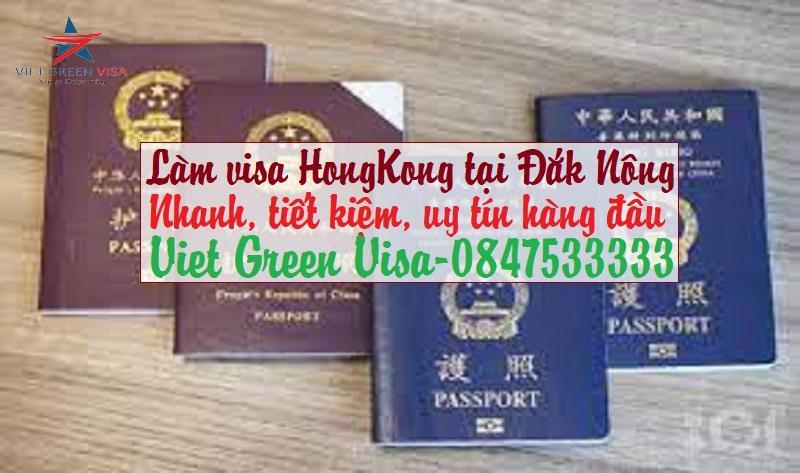 Dịch vụ làm visa Hong Kong tại Đắk Nông chất lượng nhất