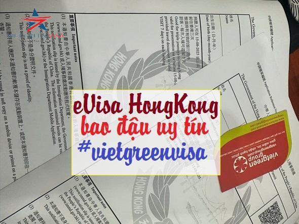 Dịch vụ xin visa điện tử Hong Kong bao đậu toàn quốc